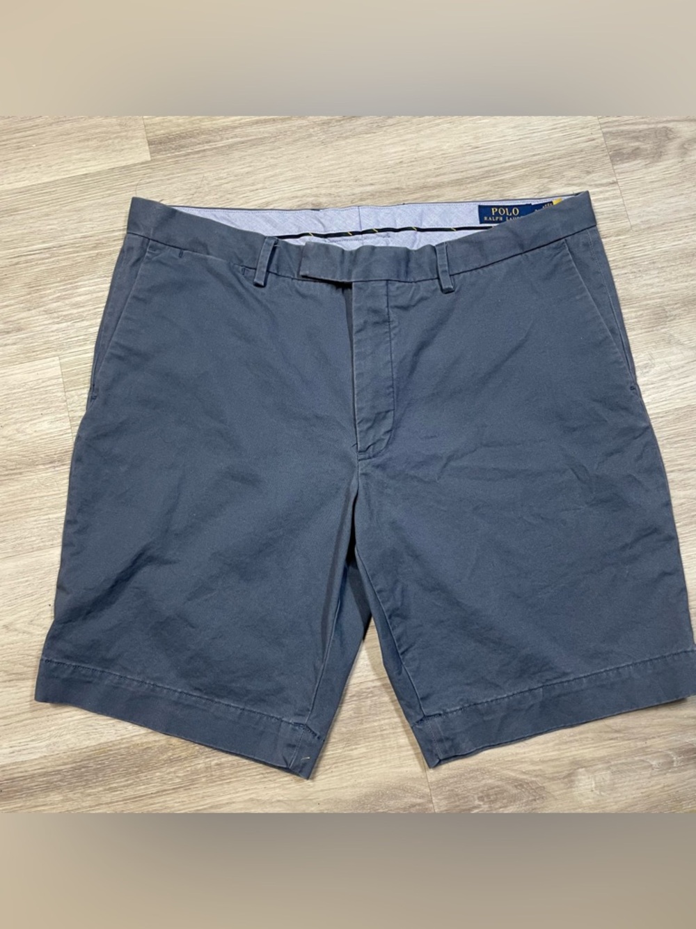 Polo by Ralph Lauren Men's Navy Flat Front Shorts